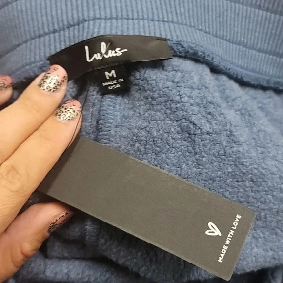 LULU'S BOAT HOUSE DENIM Blue Drawstring Joggers - Picture 8 of 8